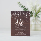 Faire carte de invitation de fête de fiançailles r (Debout devant)