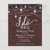 Faire carte de invitation de fête de fiançailles r (Devant)