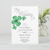 Faire carte de invitation de mariage à la feuille (Debout devant)
