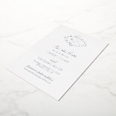 Faire carte de mariage à feuille d'argent véritabl (Rotation)