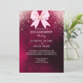 Faire carte de mariage abstraite stylée tombante (Debout devant)