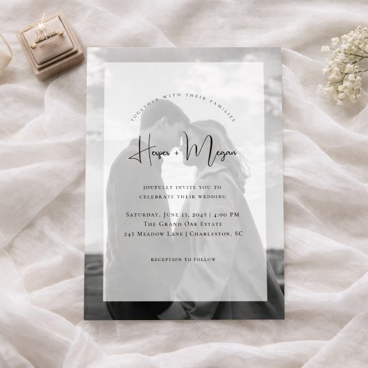 Faire carte de mariage avec script NAMES et superp