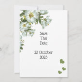 Faire carte d'invitation de mariage,  (Dos)