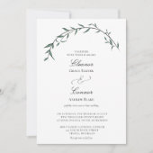 Faire carte d'invitation de mariage à l'arche de s (Devant)