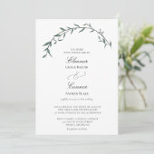 Faire carte d'invitation de mariage à l'arche de s (Debout devant)