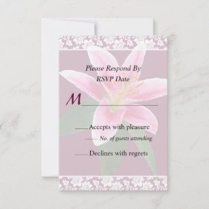 Faire carte d'invitation de mariage au lys stargaz