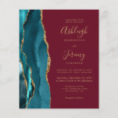 Faire carte d'invitation de mariage avec code QR s (Devant)