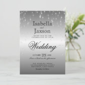 Faire carte d'invitation de mariage avec lumières (Debout devant)