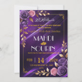 Faire carte d'invitation de mariage islamique avec (Devant)