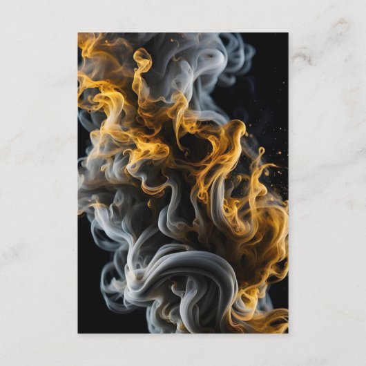 Faire carte d'invitation de mariage noir et or (Dos)