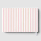 Faire carte d'invitation de mariage rayée rose élé (Verso)