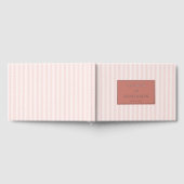 Faire carte d'invitation de mariage rayée rose élé (Complet)