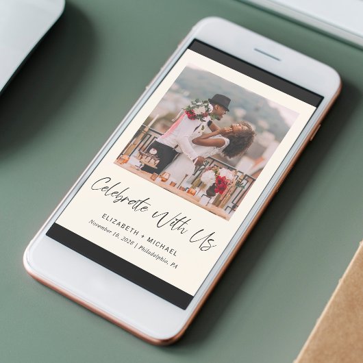 Faire carte d'invitation de réception de mariage à