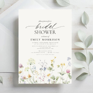 Faire carte d'invitation pour la douche de la mari