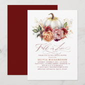Faire carte d'invitation pour une baby shower de m (Devant / Derrière)