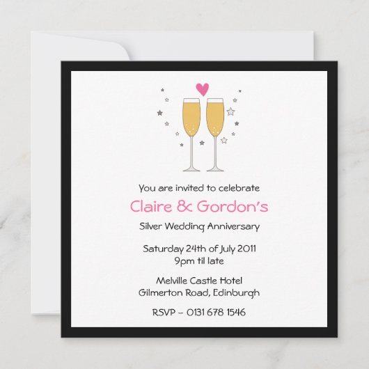 Faire cartonner Anniversaire de mariage Invitation (Devant)
