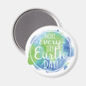 Faire chaque jour Jour des terres Magnet (Recto/Verso)