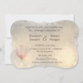 Faire Chic Invitation de mariage au magnolia (Devant)