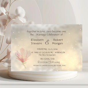 Faire Chic Invitation de mariage au magnolia