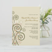 Faire Classe Boho Invitation de Mariage aux Spiral (Debout devant)