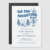 faire commencer l'aventure invitations pour baby s (Devant / Derrière)