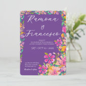 Faire Confiance à Vous Invitation de Mariage Flora (Debout devant)