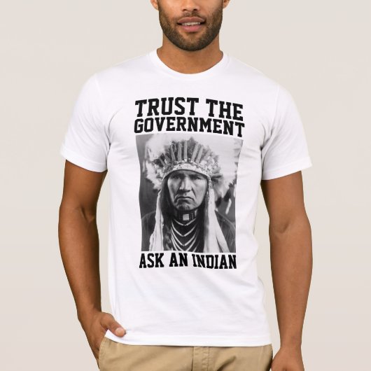 FAIRE CONFIANCE AU GOUVERNEMENT INDIEN T-SHIRTS TE (Devant)