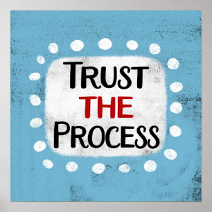 Faire Confiance Au Processus Poster Wall Art