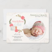 Faire connaissance avec bébé Invitation Câlins & G (Devant)