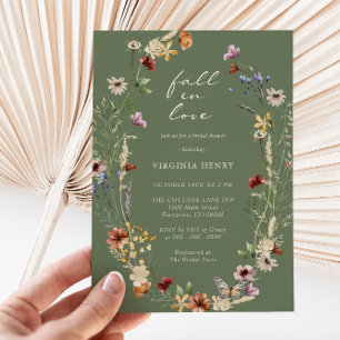 Faire Connaissance Boho Invitation de Fête de Mari