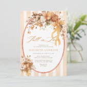 Faire Connaissance Floral Ruban Invitation de Mari (Debout devant)