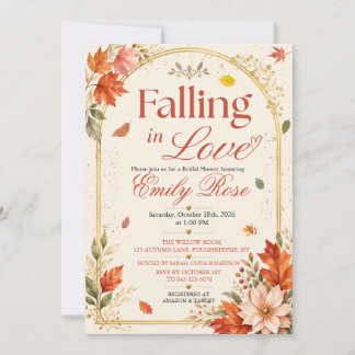 Faire Connaissance Invitation de Baby Shower Flora