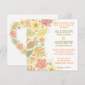 Faire Connaissance Invitation de Mariage (Devant / Derrière)