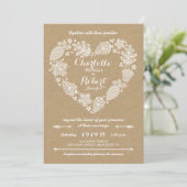 Faire Connaissance Invitation de Mariage (Debout devant)