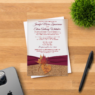 Faire Connaissance Invitation de Mariage en Acryli