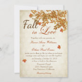 Faire Connaissance Invitation de Mariage Rustique (Devant)