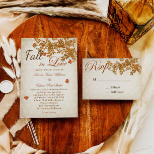 Faire Connaissance Invitation de Mariage Rustique