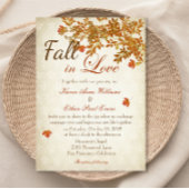 Faire Connaissance Invitation de Mariage Rustique