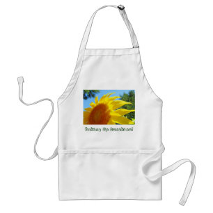 Faire cuire du soleil ! tabliers Jaune Tournesols 
