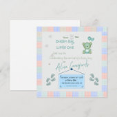 Faire de grands rêves, petit bébé Invitation à la (Devant / Derrière)