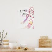 "Faire de grands rêves petit un" Affiche pour cham (Cuisine)