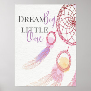 "Faire de grands rêves petit un" Affiche pour cham