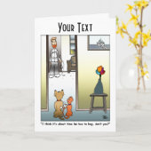 Faire de lui Beg Carte de voeux (Fleur jaune)