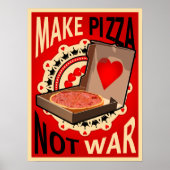 FAIRE DE PIZZA PAS DE POSTER DE GUERRE (Devant)