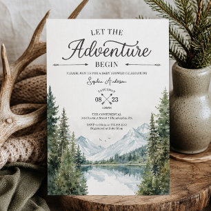 Faire débuter l'aventure Invitation à une Baby Sho