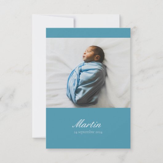 Faire-deel naissance - Classique 1 foto Kaart (Voorkant)