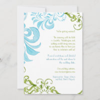Faire défiler les libellules, invitation florale c