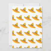 Faire des bébés Tacos Invitation Espagnole (Dos)