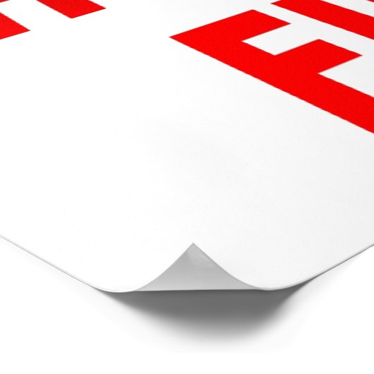 Faire des choses stupides Poster drôle (Coin)