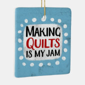 Faire des courtepointes est mon ornement de confit (Droite)